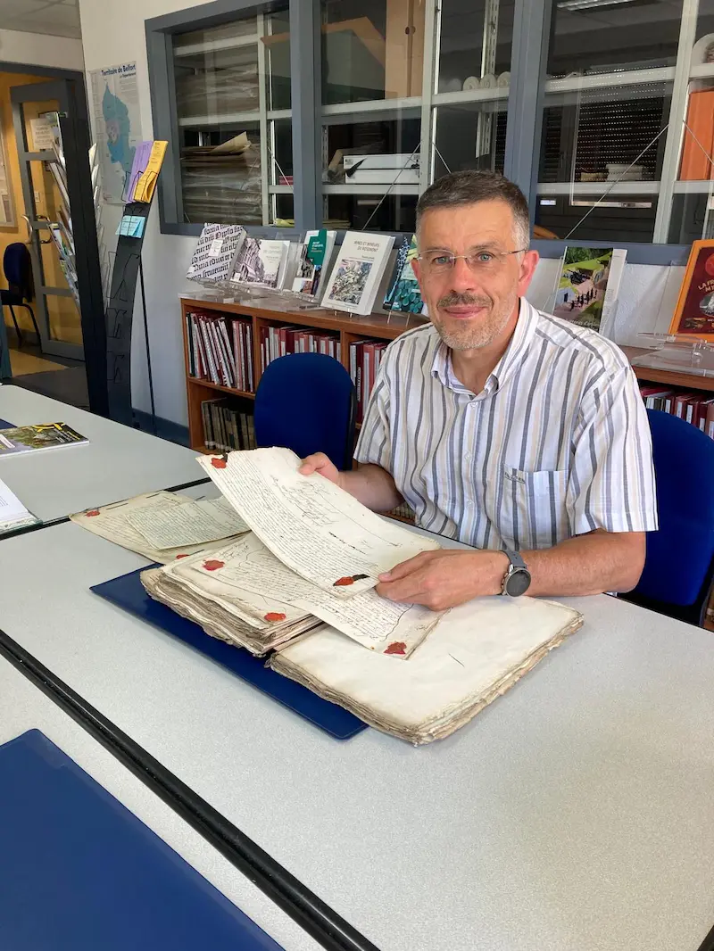 André Colin, genealogy researcher based in Belfort, France